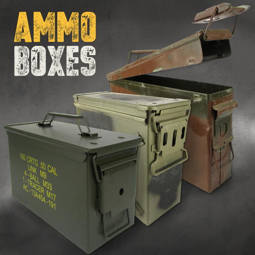 Ammo Can Field Box Orang Plastic