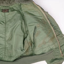 US N-2B Flight Jacket w Attached Hood and Fur Ruff 1962 - Sz M - US Air Force Surplus - Flight Jackets