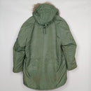 N-3B Jacket with Orange Interior and Fur Ruff - XL - Unbranded - Flight Jackets