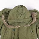 US N-3B OD Jacket with Fur Ruff 1972 - M - US Air Force Surplus - Flight Jackets