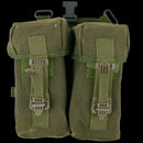 British OD Twin Mag Pouch - British Army Surplus - Magazine Pouches