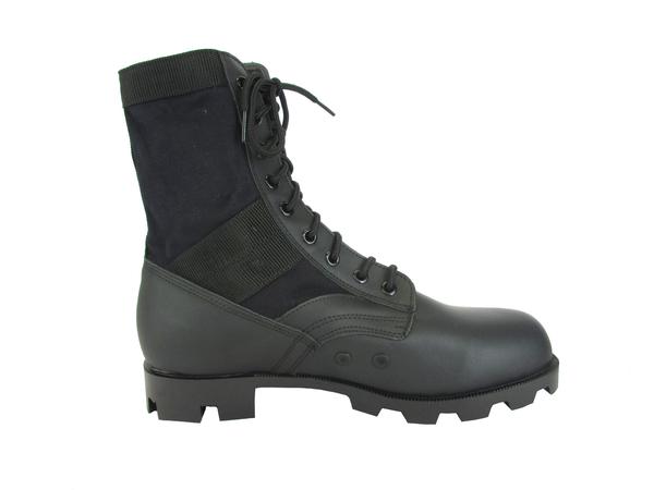 GI Style Jungle Boots - Black
