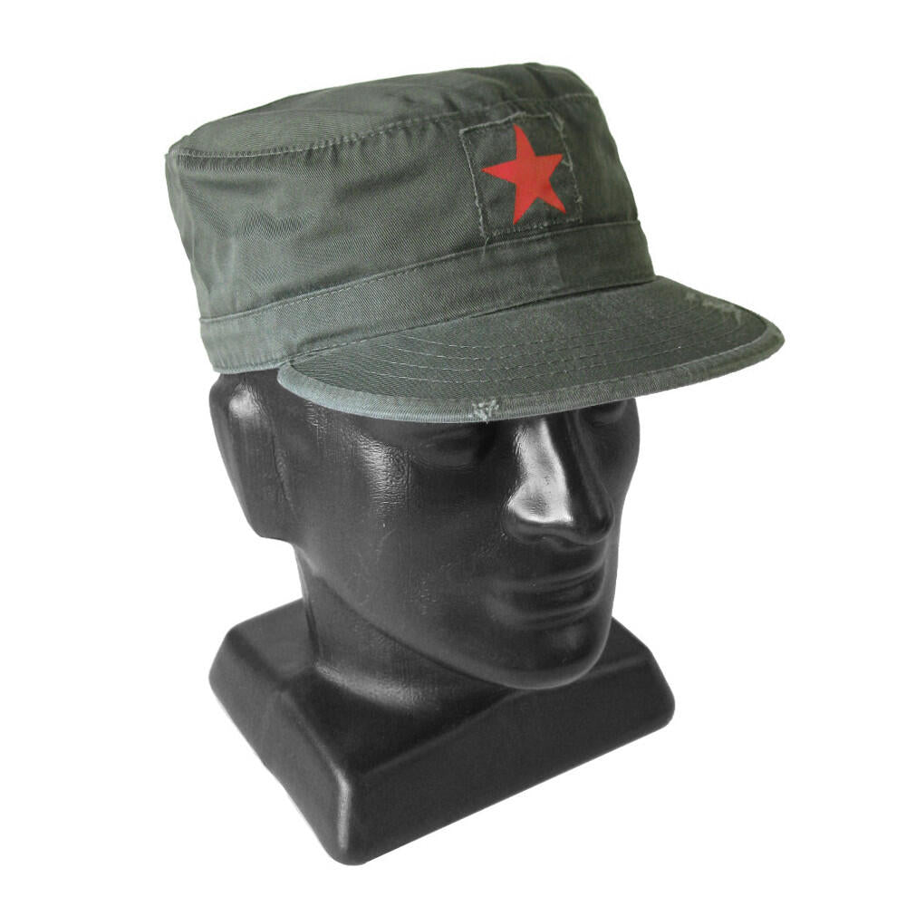 Vintage Fatigue Cap Red Star