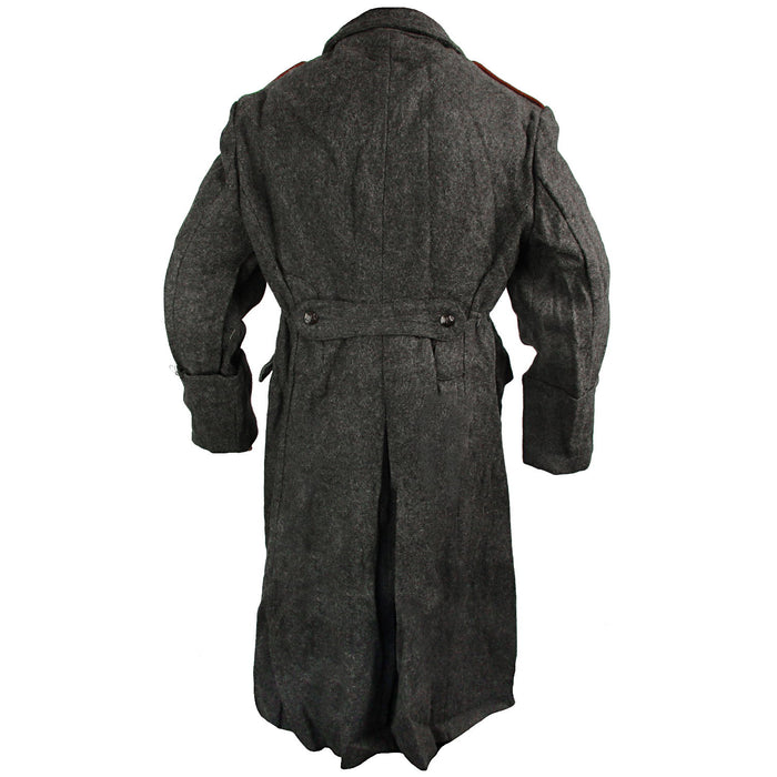 Bulgarian Dark Grey Wool Overcoat
