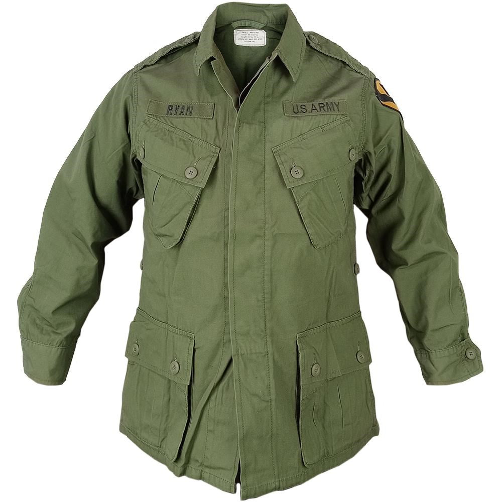 Us army jungle fatigue jacket hot sale