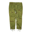 3 Colour Desert Green Dyed Trousers- XLarge - Film Production Used - Combat Trousers