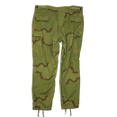 3 Colour Desert Green Dyed Trousers- XLarge - Film Production Used - Combat Trousers
