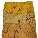 3 Colour Desert Yellow Dyed Trousers - Film Production Used - Combat Trousers