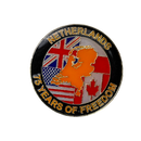 "75 Years of Freedom" in the Netherlands Pin - Army & Outdoors - Flags, Badges & Insignia