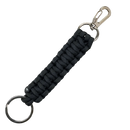 Black Paracord Keychain