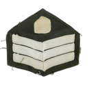 NZ Army 1980s Dacron Staff Sergeant Rank Patch, Item 2