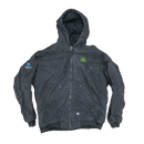 Berne Pioneer Seed Black Hooded Canvas Work Jacket - 2XLarge