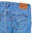 Levi's 501 Women's Ribcage Straight Cut Blue Jeans - 30x27, Small