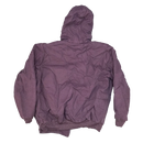 Carhartt Women's Purple Hooded Work Jacket - 20, 2XLarge