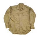 USGI Khaki Long Sleeve Service Shirt - 15.5x33, Medium