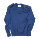 NZ Air Force Blue Wool V-Neck Jersey - 92cm, Small