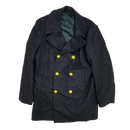 US Navy Officers Wool Pea Coat - 42L, Medium