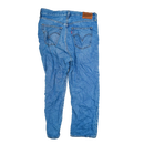 Levi's 501 Women's Ribcage Straight Cut Blue Jeans - 30x27, Small