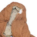 US Made Carhartt Brown Quilted Hooded Jacket - 2XLarge