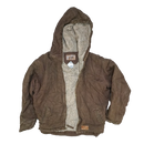 Schmidt Kids Brown Sherpa Lined Hooded Jacket - Large - Army & Outdoors - Hoodies