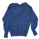 NZ Air Force Blue Wool V-Neck Jersey - 92cm, Small