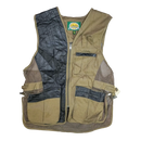 Cabela's Leather Trim Brown Hunting Vest - XLarge