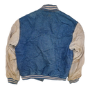 Tri-Mountain Denim Varsity Jacket - XLarge - Army & Outdoors - Bomber Jacket