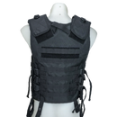 Mil-Tec Black MOLLE Tactical Vest