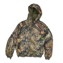 Mossy Oak Camo Quilted Hooded Jacket - Large - Army & Outdoors - Hoodies