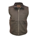 Outback Sawbuck Canvas Vest - Brown - Outback Trading - Vests