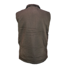 Outback Sawbuck Canvas Vest - Brown - Outback Trading - Vests