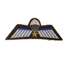 Dutch Army Parachute A-Wing Qualification Badge with Gold Star