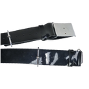 British Army Black Parade Belt w/ Chrome Buckle - XLarge - British Army Surplus - Belts