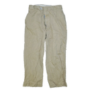 US Army 1960s Khaki Chino Service Trousers -  34x35, Medium