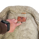 Weather Club Brown Sherpa Lined Vest - XLarge