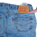 Levi's 501 Distressed Blue Jeans - 30x32, Small