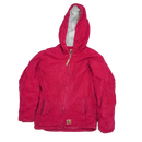 Berne Kids Red Sherpa Lined Hooded Jacket - Large
