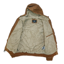 G.H. Bass & Co. Brown Canvas Hooded Work Jacket - Medium