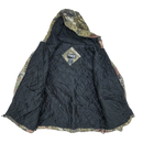 Mossy Oak Break-Up Camo Quilted Hooded Jacket - Medium - Army & Outdoors - Hoodies