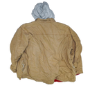 Faded Glory Khaki Hooded Fleece Lined Jacket - 3XLarge