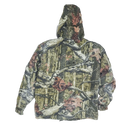 Mossy Oak Break-Up Camo Quilted Hooded Jacket - Medium - Army & Outdoors - Hoodies