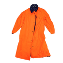 Vintage Blauer Nylolite Reversible Orange Raincoat - 42R Large - Army & Outdoors - Rain Jackets