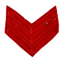 British Army Sergeant No.1 Dress Rank Patch