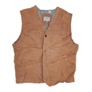 Blue Ranchwear Brown Canvas Vest - XLarge