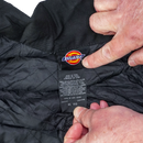 Dickies Black Eisenhower Quilted Jacket - XLarge
