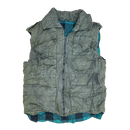 Olive Reversible Flannel Lined Utility Vest - XLarge