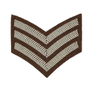 British Army Sergeant No.2 Dress Rank Patch
