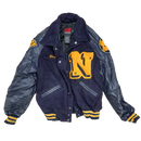 Dilly Dark Blue Wool Kids Varsity Jacket - XLarge - Army & Outdoors - Bomber Jacket