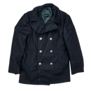 US Navy Wool Pea Coat - 38R, Small