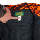 US Made Cabela's Dry Plus Blaze Orange Tree Camo Cold Weather Jacket - Small